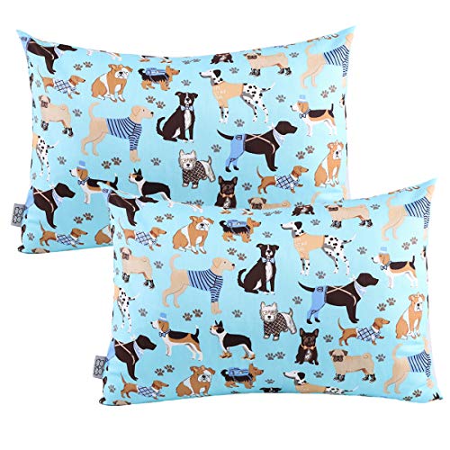 UOMNY Toddler Pillowcases - 2 Pack Pillowslip Case Fits Pillows Sized 13 x 18 or 12x 16 Bedding Pillow Cover for Sleeping Kids Bedding Pillow Cover Dog Kids' Pillowcases - by UOMNY - Image 1
