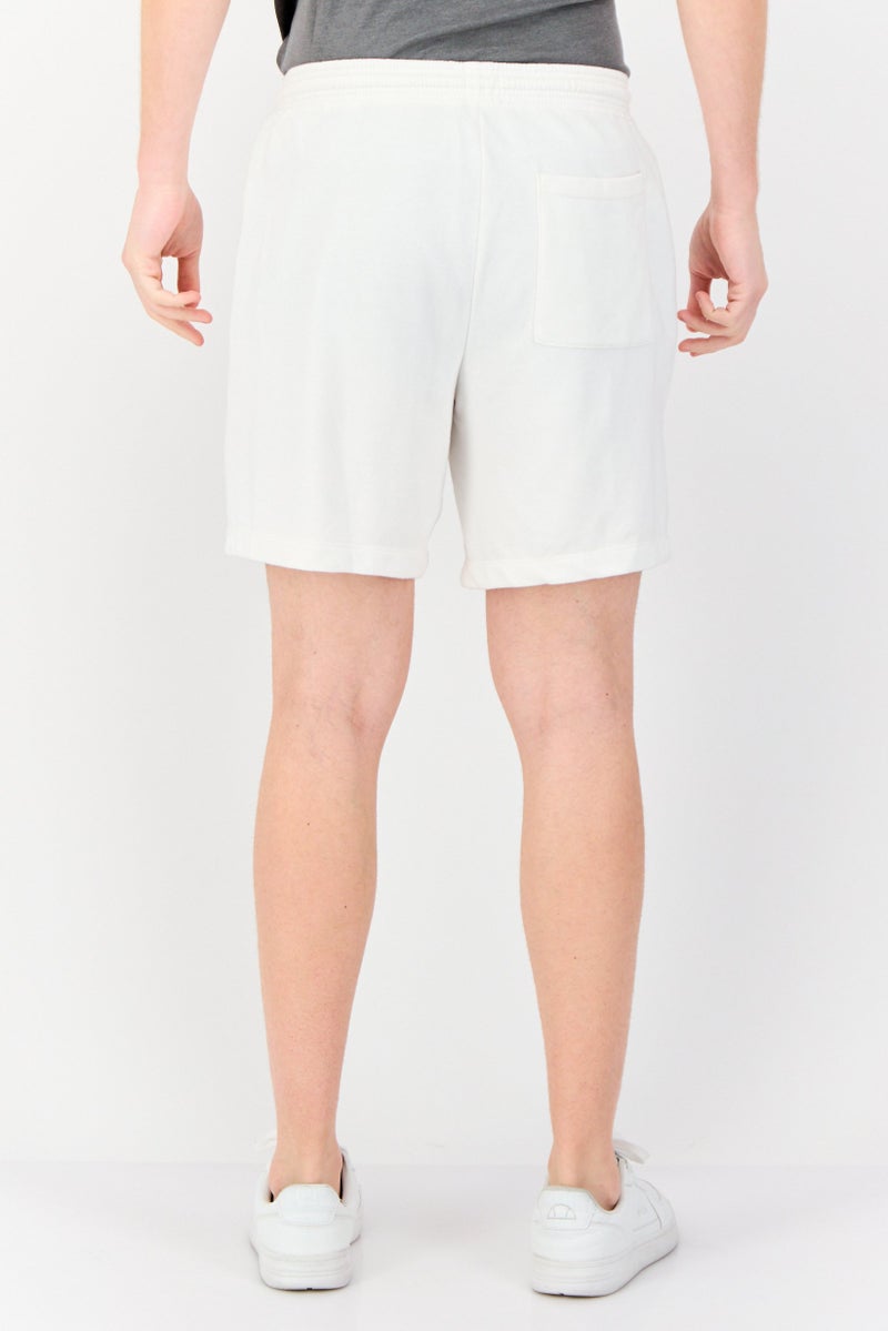 GAP Men Solid Basic Shorts, White  - Image 3