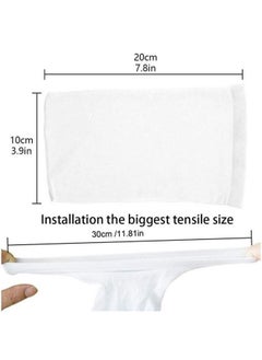 Generic Pool Skimmer Socks - 20 pcs Fine Mesh Swimming Pool & Spa Pre-Filter Savers for Skim Remove Leaves Oil Ideal Sock/Net/Saver to Protect Your Inground or Above Ground Pool  - Image 4