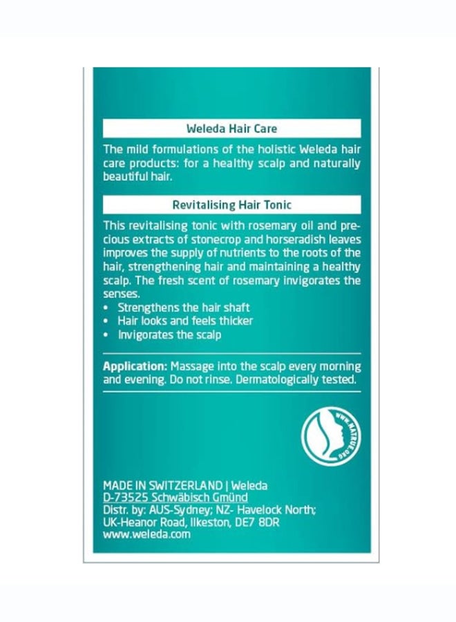 Weleda Revitalising Hair Tonic (100 ml) – Scalp Treatment for Thinning Hair & Healthy Hair Growth, with Rosemary Oil & Horseradish Extract - Image 4