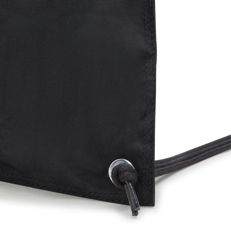 kipling Supertaboo Lite Unisex Medium Backpack (With Drawstring) - Black