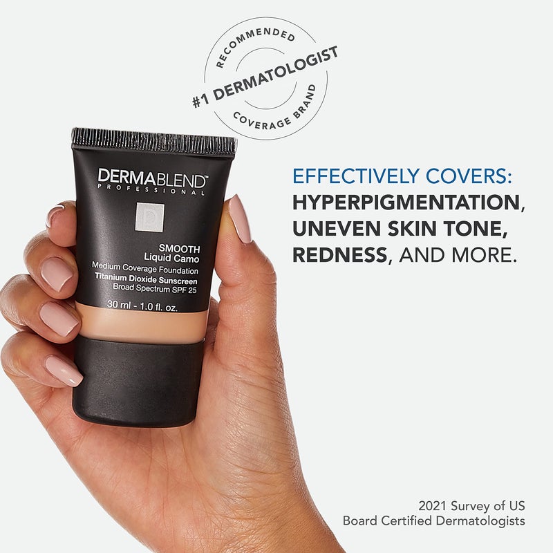 Dermablend Smooth Liquid Foundation with SPF 25, 35W Chai, 1 Fl. Oz. - Image 5