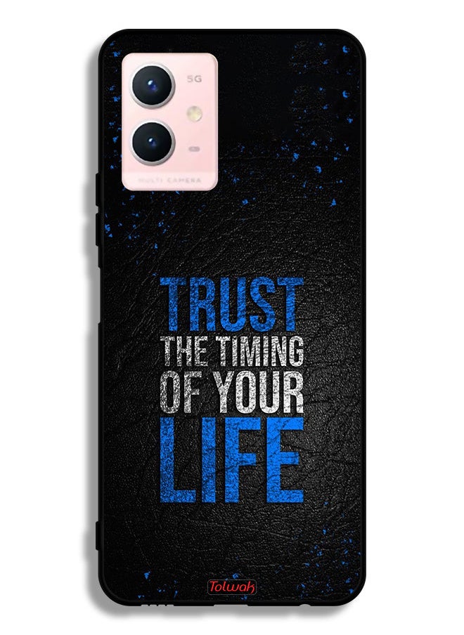 Tolwak Vivo Y33s 5G Protective Case Cover Trust The Timing Of Your Life  - Image 2