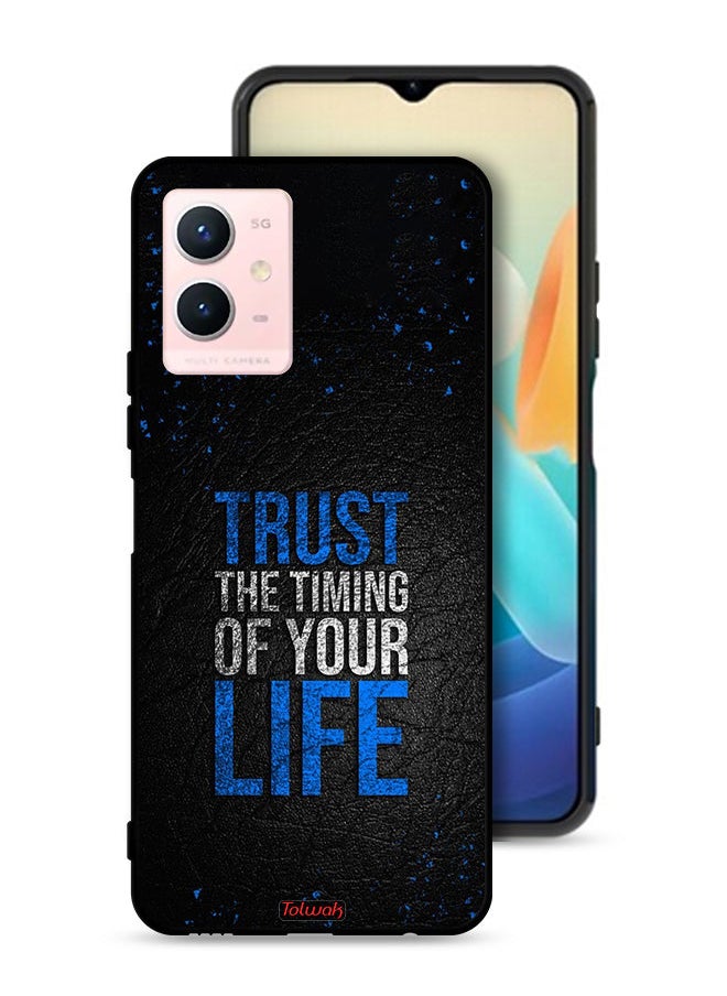 Tolwak Vivo Y33s 5G Protective Case Cover Trust The Timing Of Your Life  - Image 1