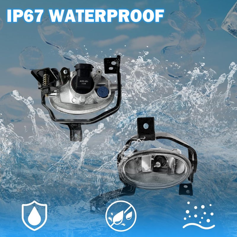 Boxlight Fog Lights for Honda CR-V 2010-2011 with Switch and Wiring Kit - Image 4