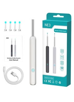 JOYFOCUS Wireless Ear Endoscope 1296P HD with LED Light for iPhone, iPad, Android Phones (White)  - Image 2