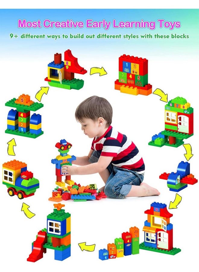 EP EXERCISE N PLAY Large Building Blocks Set, 94 Pcs Classic Big Blocks STEM Toy Bricks, Kids Pre-School Toy Early Learning First Building Blocks, Ideal Great Gift for Toddler Boys Girls Age 3,4,5,6,7  - Image 4