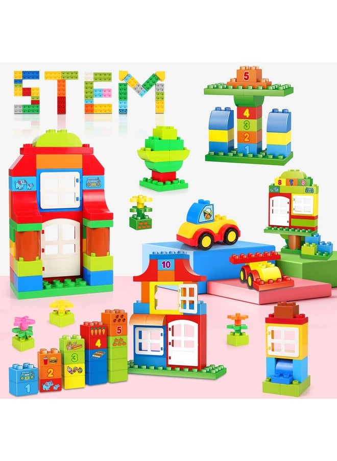 EP EXERCISE N PLAY Large Building Blocks Set, 94 Pcs Classic Big Blocks STEM Toy Bricks, Kids Pre-School Toy Early Learning First Building Blocks, Ideal Great Gift for Toddler Boys Girls Age 3,4,5,6,7  - Image 2