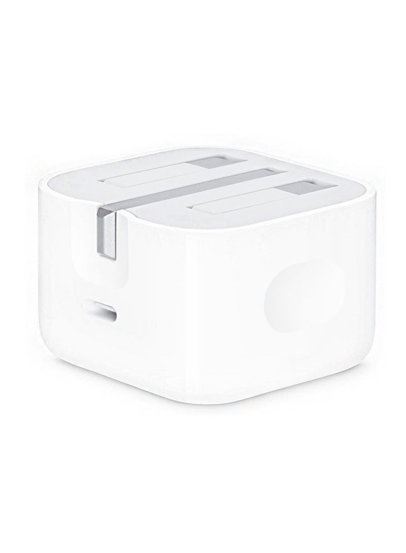 20W USB-C Power Adapter White - Image 1