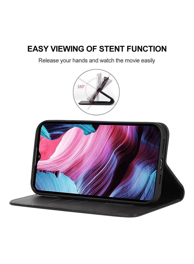 اس-توب جراب هاتف OUKITEL WP23 / WP23 Pro مصنوع من الجلد بإغلاق مغناطيسي - Image 3