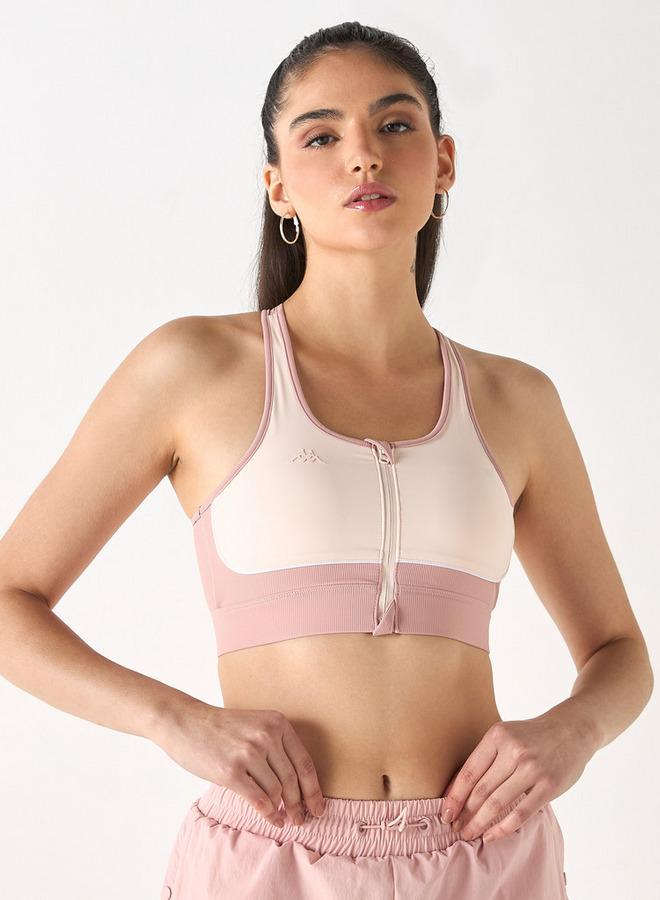 كابا صدرية رياضية متعددة التصاميم بتصميم متقاطع من الخلف وسحاب إغلاق من كابا - Image 1