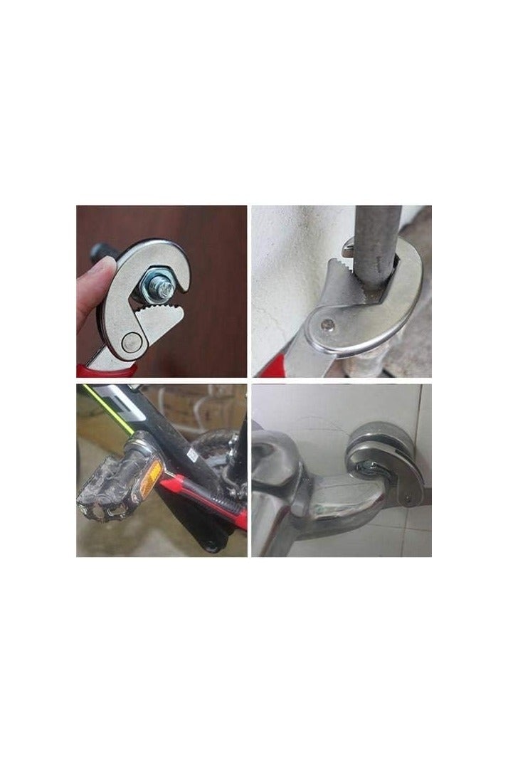 AMM Multi-Function Universal Quick Snap N Grip Adjustable Wrench Spanner Set (2 Pieces) - Image 2