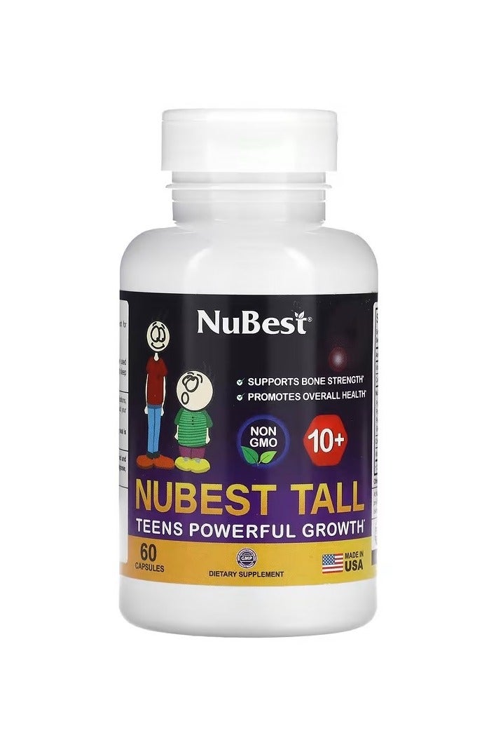 NuBest Tall 10+, Teens Powerful Growth, 60 Capsules