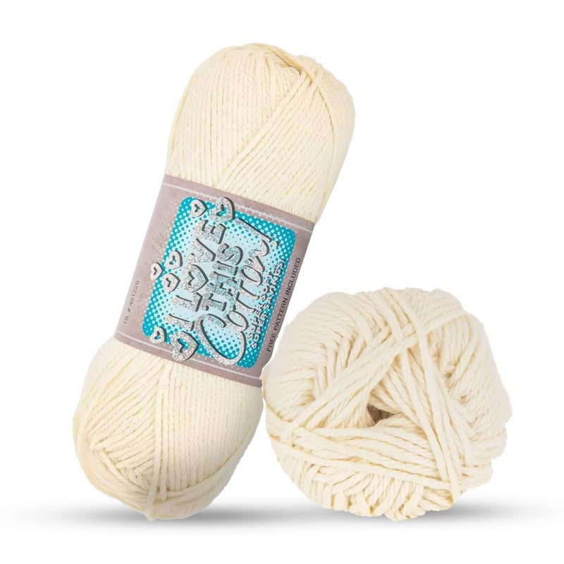 Hobby Lobby I Love This Cotton Medium Yarn for Crocheting Knitting Soft Yarn Skein 180 Yards of 100 Cotton Yarn for Crocheting Blankets Hats More DIY Handcrafting Accessories - Image 3