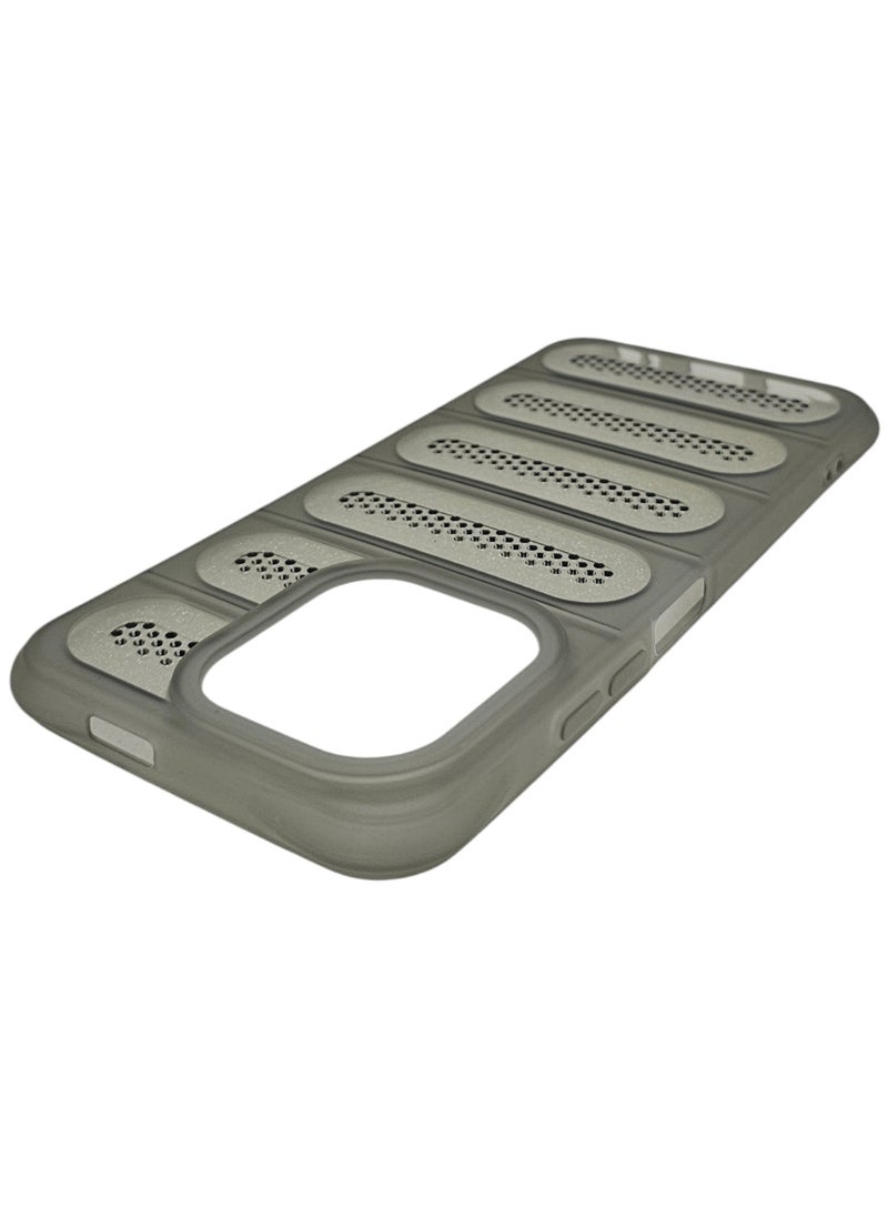 Generic - Heat Dissipation Silicone Back Cover For Tecno Spark 30C 5G - Grey - Image 1