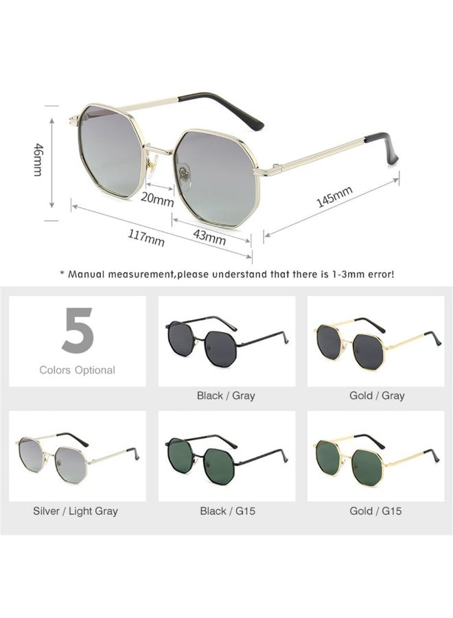 نظارات شمسية رجالية ونسائية بتصميم رياضي عتيق مضادة للأشعة فوق البنفسجية - Image 4