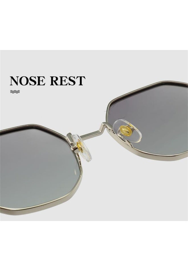 نظارات شمسية رجالية ونسائية بتصميم رياضي عتيق مضادة للأشعة فوق البنفسجية - Image 3