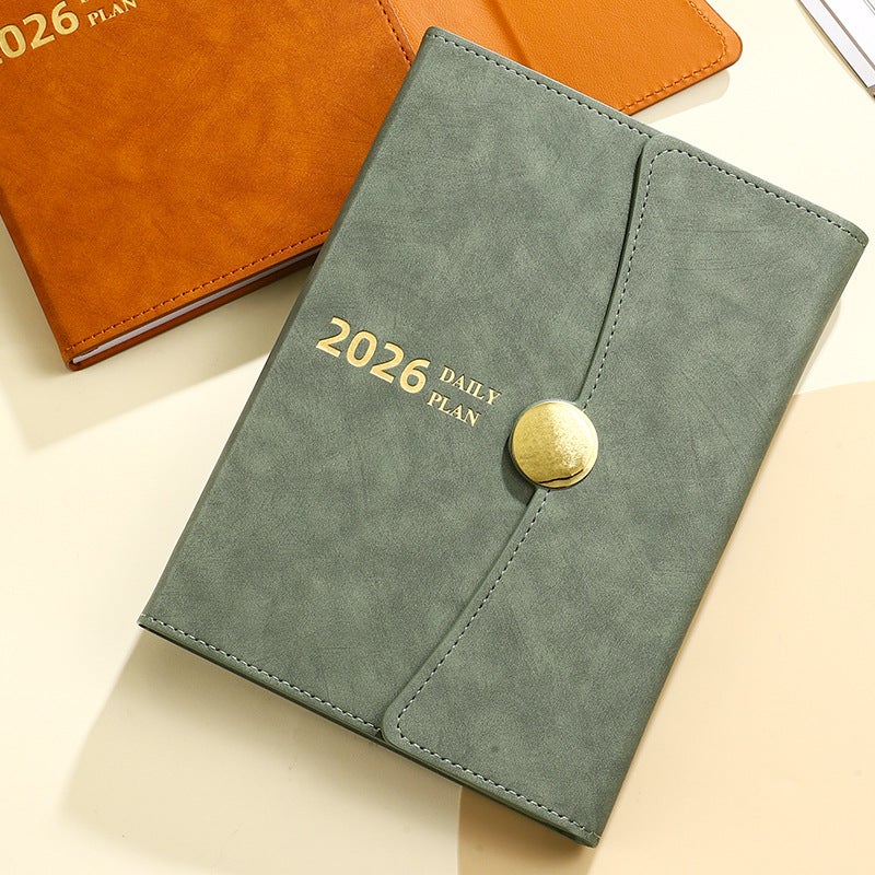 A5 2026 Spanish Day 365-Day Daily Notepad English Plan Gift Box Suit - Image 5