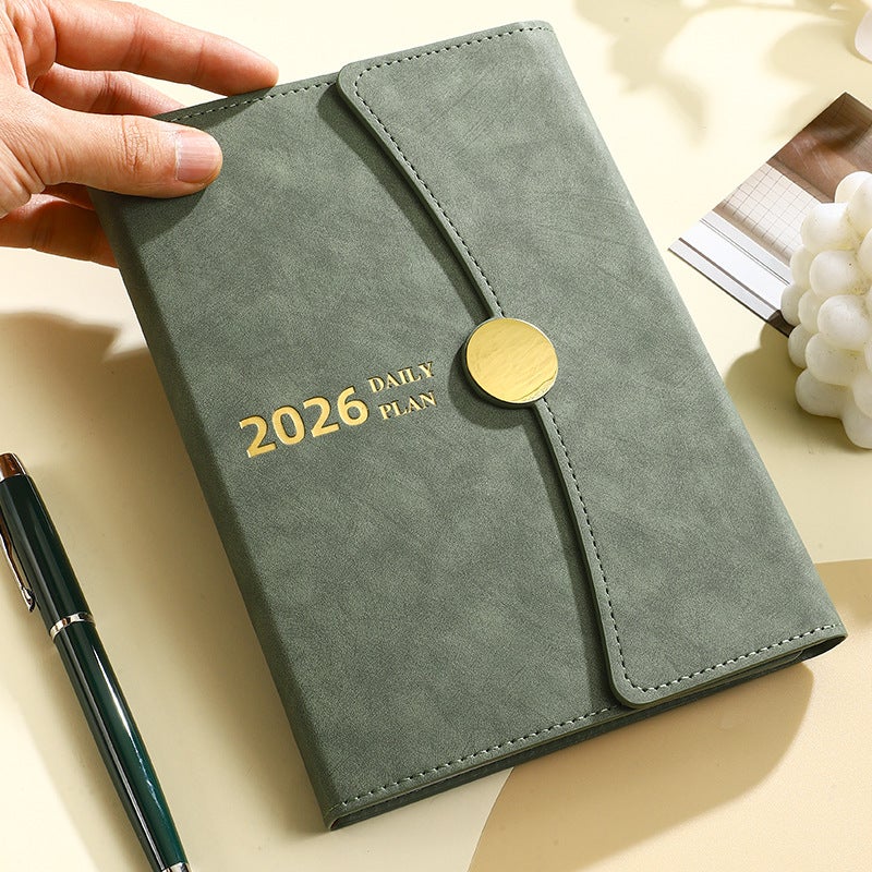 A5 2026 Spanish Day 365-Day Daily Notepad English Plan Gift Box Suit - Image 4