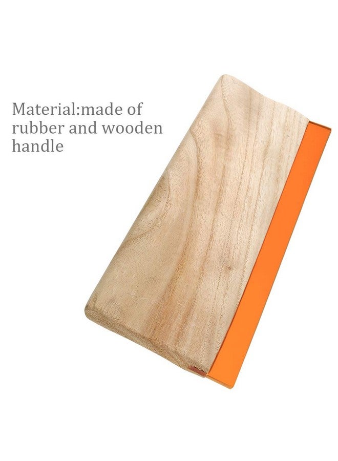 Caydo 3 Pieces 3 Sizes Screen Printing Squeegee, 75 Durometer Wooden Ink Scraper For Screen Printing Fabric, 5.9 Inch, 9.4 Inch And 13.7 Inch - Image 2