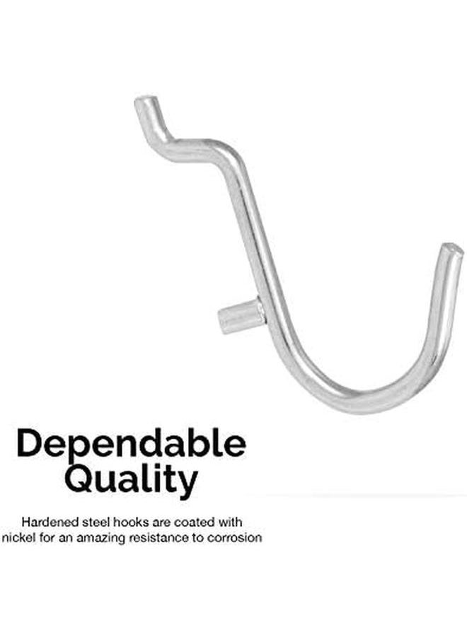 Generic - 53106 Pegboard Hook Assortment Set 50 Piece Heavy Duty Pegboard Hooks For Tools Garage And Workshops Hooks And Holders Accessories For Craft Room Wall Storage Shelving Peg Hooks - Image 1