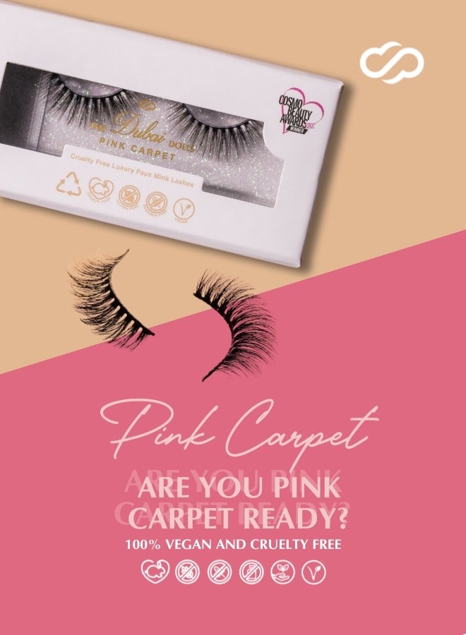 دبي دولز رموش دبي دولز الفاخرة الحائزة على جوائز "بينك كاربت" للنساء - Image 1