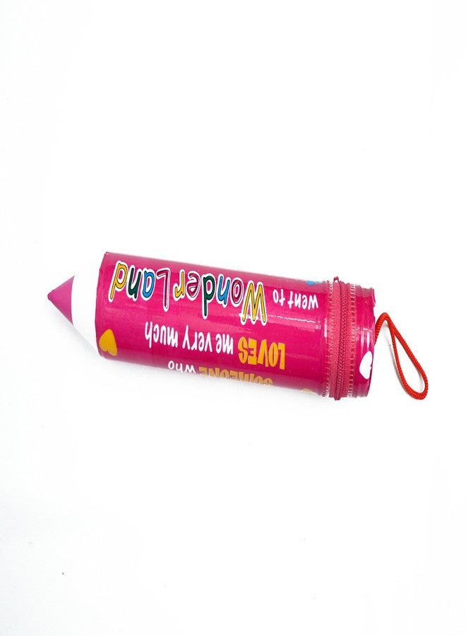 Perpetual Bliss Fancy Pencil Shape Pencil Case With Zip, Birthday Party Return Gifts (Pack Of 6) - Image 4