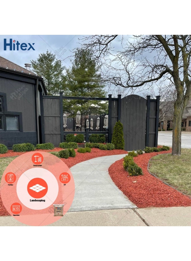 هيتكس رمل أحمر طبيعي متعدد الاستخدامات، للحرف اليدوية، والبناء، والديكور، وحشو المزهريات، والعلاج، والمشاريع المنزلية، والأرضيات، ومزيج التربة للنباتات العضوية، والديكور الداخلي والخارجي | 10 كجم - Image 5