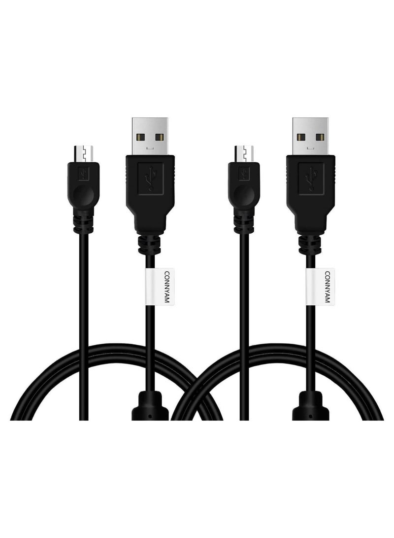 كابل شحن لذراع تحكم بلاي ستيشن 4  1.5 متر USB عالي السرعة الى مايكرو لاجهزة دوال شوك سليم برو اكس بوكس ون اس  - Image 1