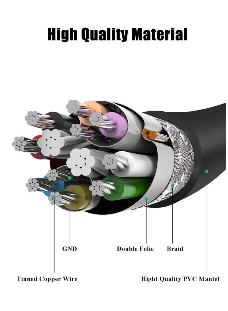 كابل شحن لذراع تحكم بلاي ستيشن 4  1.5 متر USB عالي السرعة الى مايكرو لاجهزة دوال شوك سليم برو اكس بوكس ون اس  - Image 3