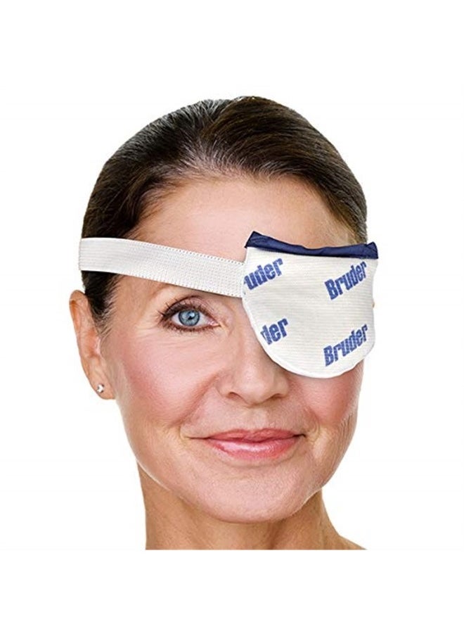 Bruder Moist Heat Eye Compress | Single Eye | Microwave Activated | Fast Acting and Effective Relief for Styes and Other Eye Irritation  - Image 1