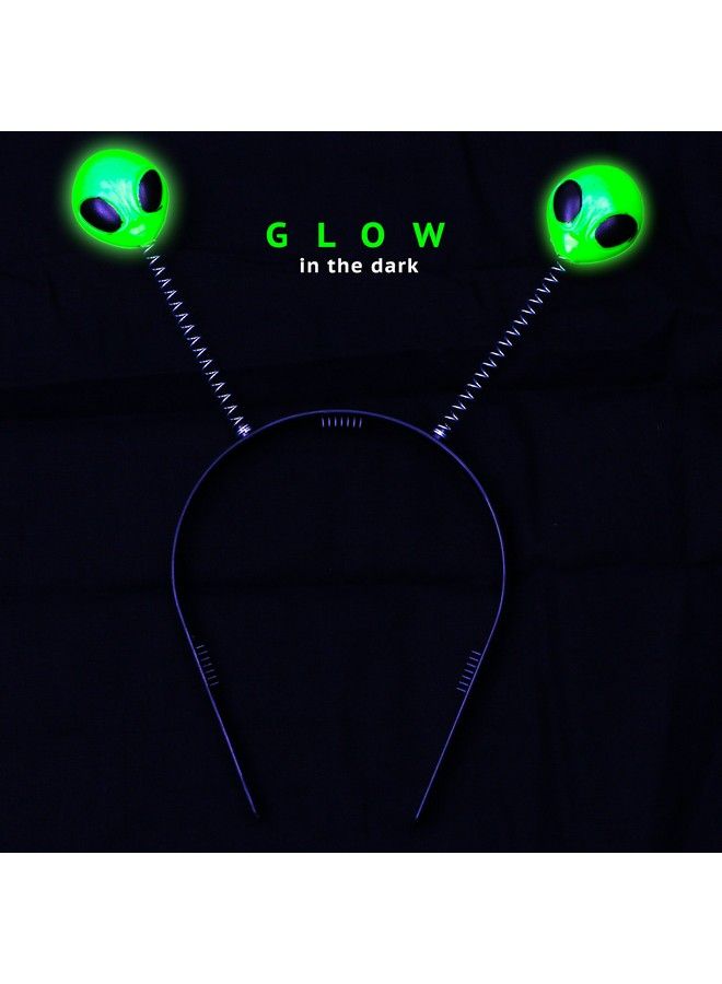 Skeleteen رباط رأس فضائي للأطفال هدايا حفلات تتلألأ في الظلام مجموعة من 12 - Image 4