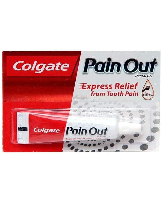 كولجيت جل الأسنان كولجيت باين أوت - تخفيف سريع من آلام الأسنان - طب الأيورفيدا مع زيت القرنفل - قطرة واحدة فقط - 10 جم - Image 1