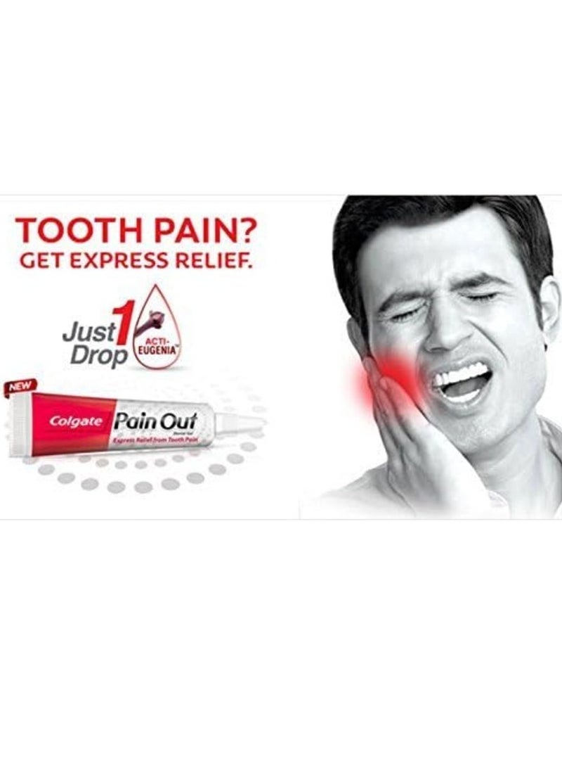 كولجيت جل الأسنان كولجيت باين أوت - تخفيف سريع من آلام الأسنان - طب الأيورفيدا مع زيت القرنفل - قطرة واحدة فقط - 10 جم - Image 2