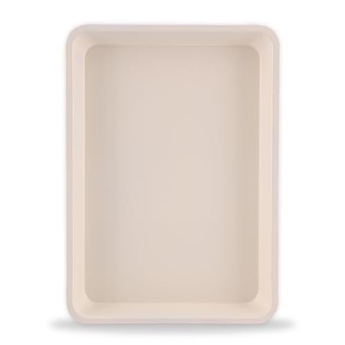 NutriChef 13inch Ceramic Wide Baking Pan NonStick Coated Layer Surface Great for Food Preparation Serving Pastry Dessert Baking Used for Model Number NCBK6CT5 and NCBK6CT55