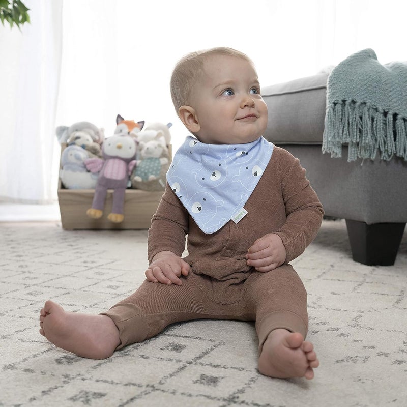 ingenuity Easy Eater 3Pack Baby Bandana Cotton Drool Bib for Eating or Teething  Kodi - Image 3