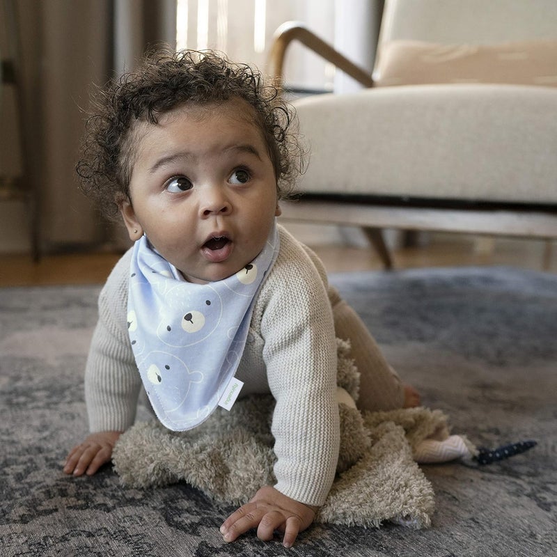 ingenuity Easy Eater 3Pack Baby Bandana Cotton Drool Bib for Eating or Teething  Kodi - Image 4