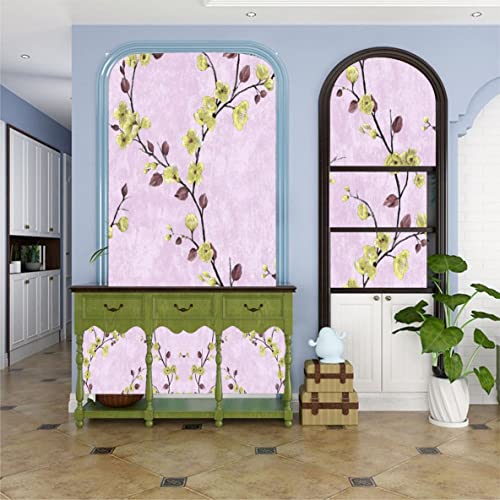 Elton Brezzy Spring Leaves Pink (45 x 500 cms) - Image 3
