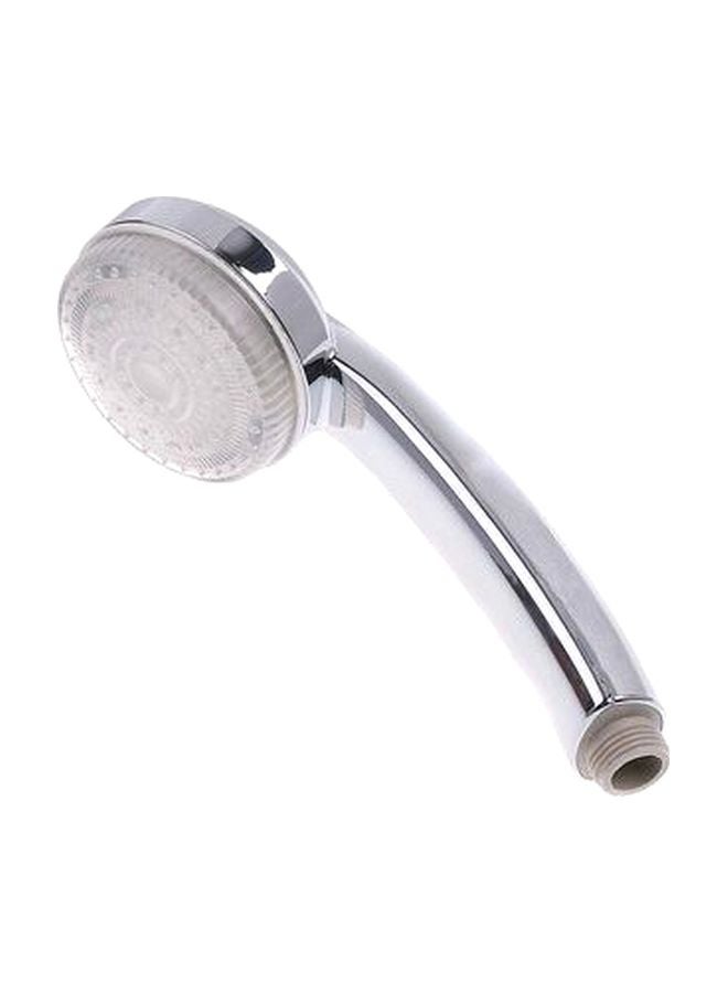 NIBEMINENT 3-Color LED Shower Head Silver