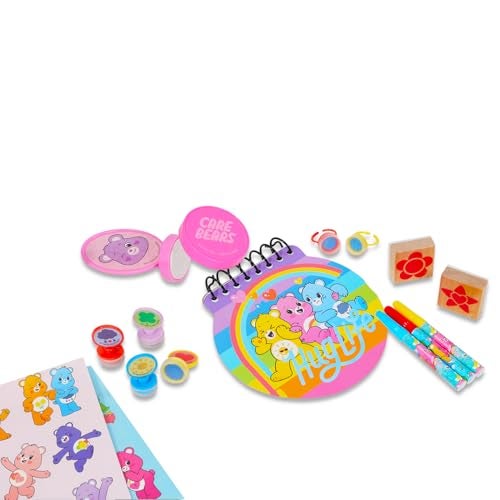 Care Bears Stampers Arts and Crafts Set Care Bears Activity Bundle with Notepad Stamps Stickers More Care Bears Stationery Kit for Girls - Image 5