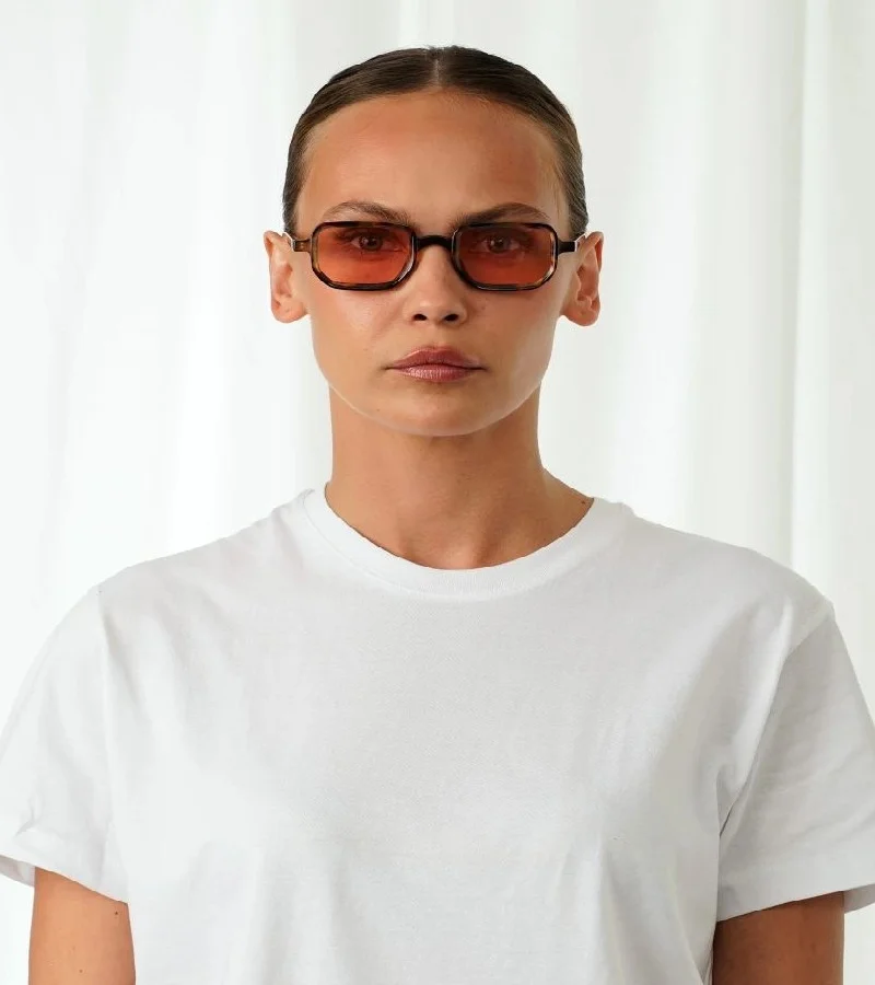 Explicit Poets  Explicit Poets Unisex BILLIE Tortoise - Peach Stylish Sunglasses, 41EP11  | Best Price UAE