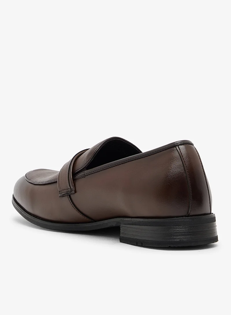 Robert Wood Texture Detail Formal Slip Ons