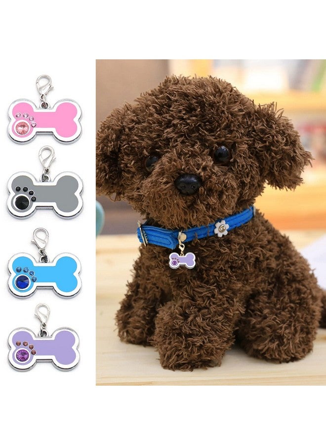Pet Id Tags - 1 Piece Beautiful Alloy Personalized Dog/Cat Neck Charm For Diy Necklace Making | Pet Pendant - Best Gift For Your Pets (Design - 04) - Color May Vary - Image 1
