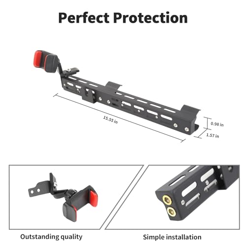 JWWY for Jeep JL Center Console Passenger Grab Handle Phone Mount Adjustable Phone Holder Expansion Multi-Function Bracket for 2024 Jeep Wrangler JL JLU & Gladiator JT 4xe Interior Accessories - Image 5