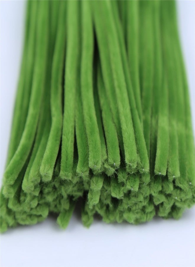 FAVORXTM Moss Green Pipe Cleaners Craft Chenille Stems (200 Pieces) for DIY Art Creative Festival Day Decorations (0.24 x 12 Inch) - Image 3