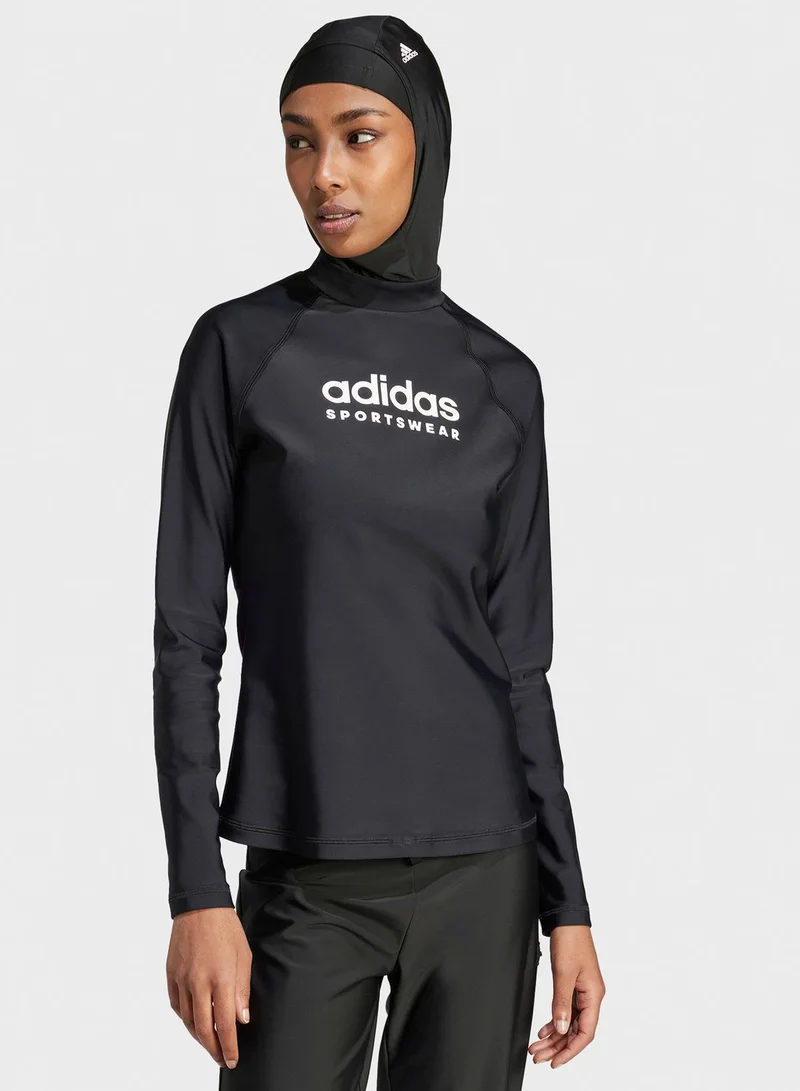 adidas بلوزة سباحة
