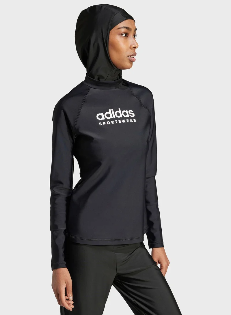 adidas بلوزة سباحة