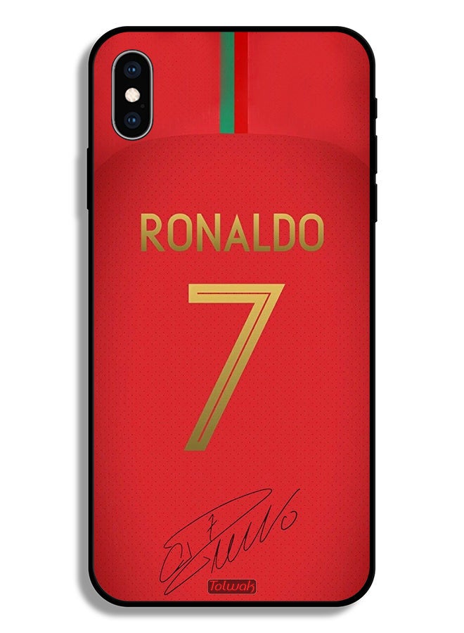 Tolwak Apple iPhone XS Max Protective Case Ronaldo 7 - Image 2