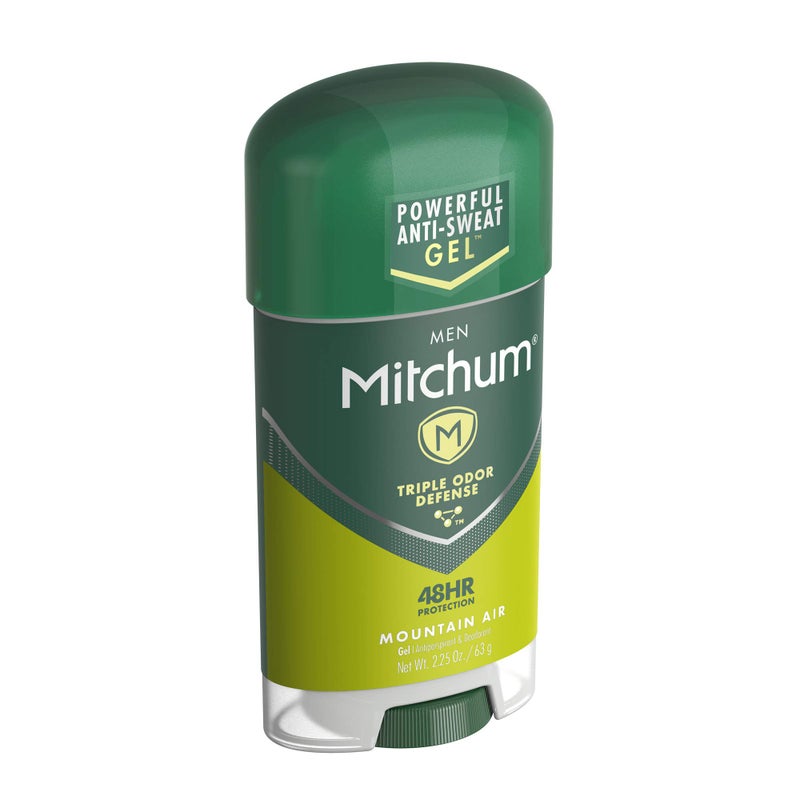 Mitchum Antiperspirant Deodorant Stick for Men, Triple Odor Defense Gel, 48 Hr Protection, Dermatologist Tested, Mountain Air, 2.25 oz (3202-00) - Image 3