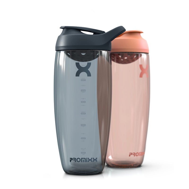 PROMIXX زجاجة خلط البروتين PROMiXX PURSUIT زجاجات خلط رياضية متميزة لخلطات البروتين والمكملات سهلة التنظيف ومتينة